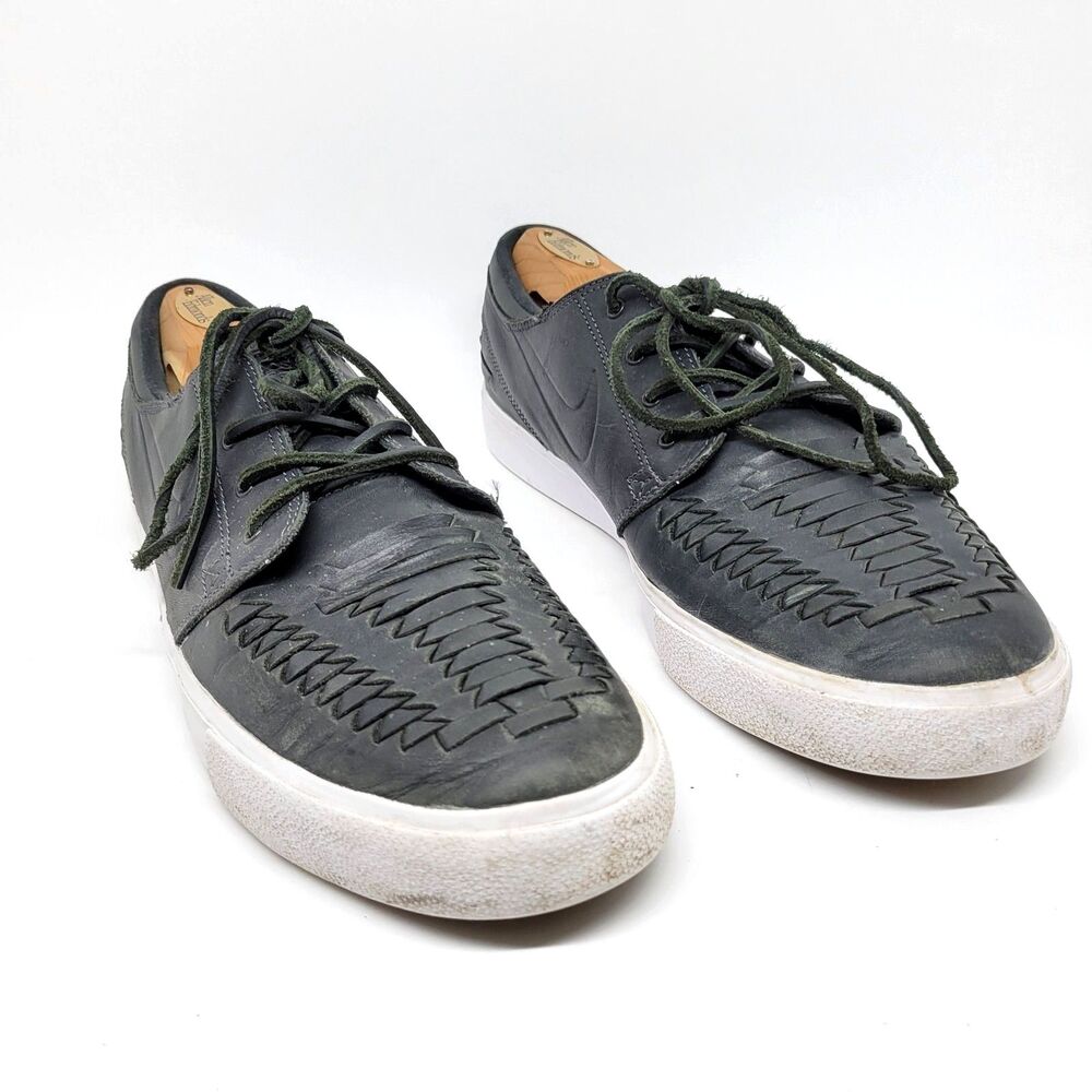 Nike AR4904-002 Stefan Janoski SB Zoom Mens Anthracite Woven US 11.5 EUR 44.5
